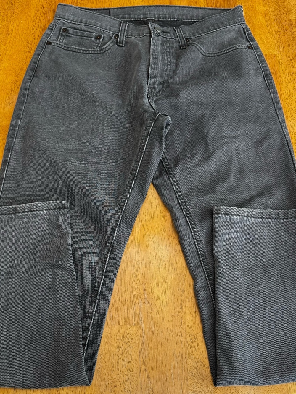 Levi's 541 Athletic Taper Men's Jeans Faded Black Grey Size 32x32